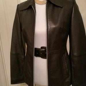 Genuine Lambskin Black Leather jacket